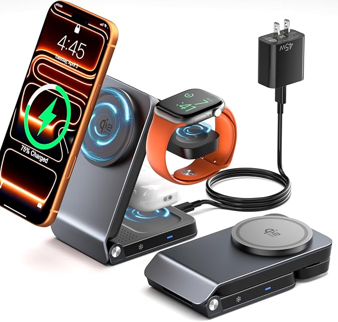 3-in-1 Charging Station for Multiple Devices Compatible by ALAFLY