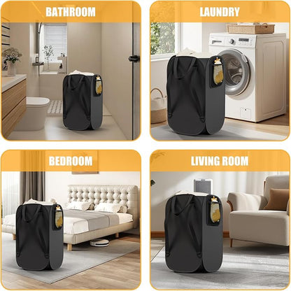 House Again 2 Pack 76L Laundry Backpack, 210D Oxford Heavy Duty Laundry Bag - Image 7