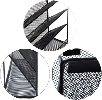 EASEPRES Hanging File Holder Organizer, 6 Tier Mesh Metal Wall Mount Document - Image 4