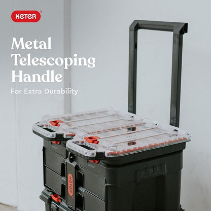Stack N’ Roll 4-Piece Rolling Tool Storage System – Includes Large Rolling Tool - Image 4