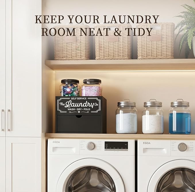 Laundry Pods Container and Dryer Sheet Holder - Image 2