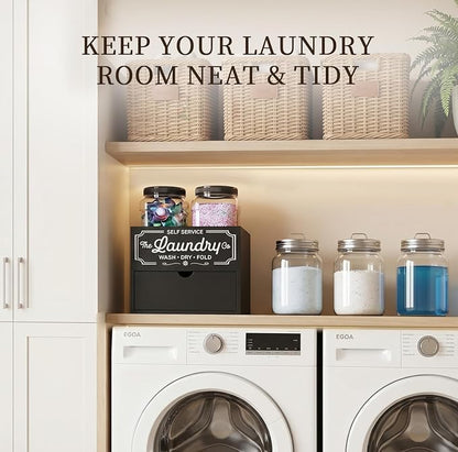 Laundry Pods Container and Dryer Sheet Holder - Image 2