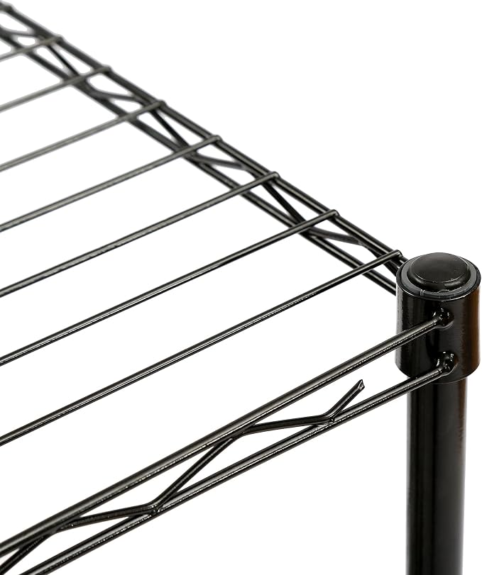 HOMEFORT 5-Tier Wire Shelving Unit, Extra Wide Metal Storage Rack, Free - Image 9