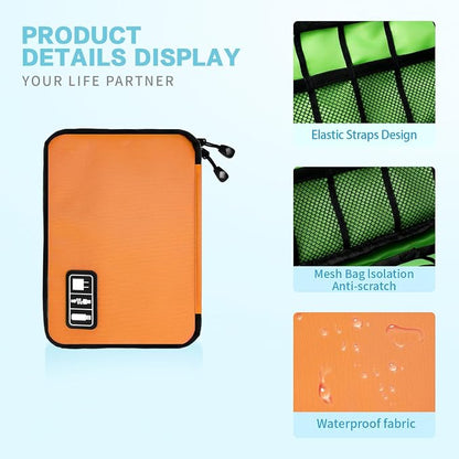 Lcsmaokin Electronics Travel Organizer, Portable Waterproof Electronic Travel - Image 4