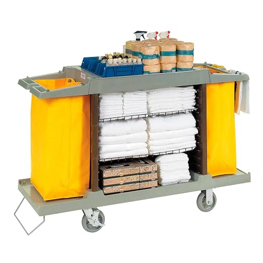 GLOBAL INDUSTRIAL Hotel Cart, Housekeeping Cart by GlobalIndustrial