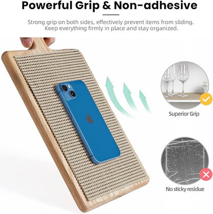BAGAIL Non-Adhesive Shelf Liner, Thick Strong Grip Drawer Liners - Image 3