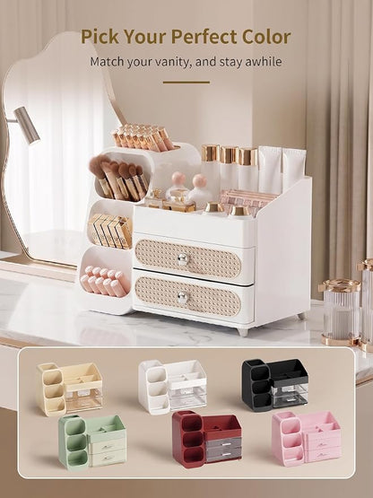 Booklov Makeup Organizer for Vanity, Large Capacity Cosmetic Display Case - Image 9