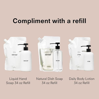 Public Goods Glass Dish Soap Dispenser Pump - Image 6