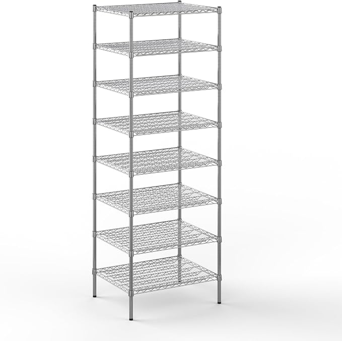 24" Deep x 30" Wide x 86" Height Wire Shelving Kit | 8-Tier | NSF Commercial by Regal+Altair