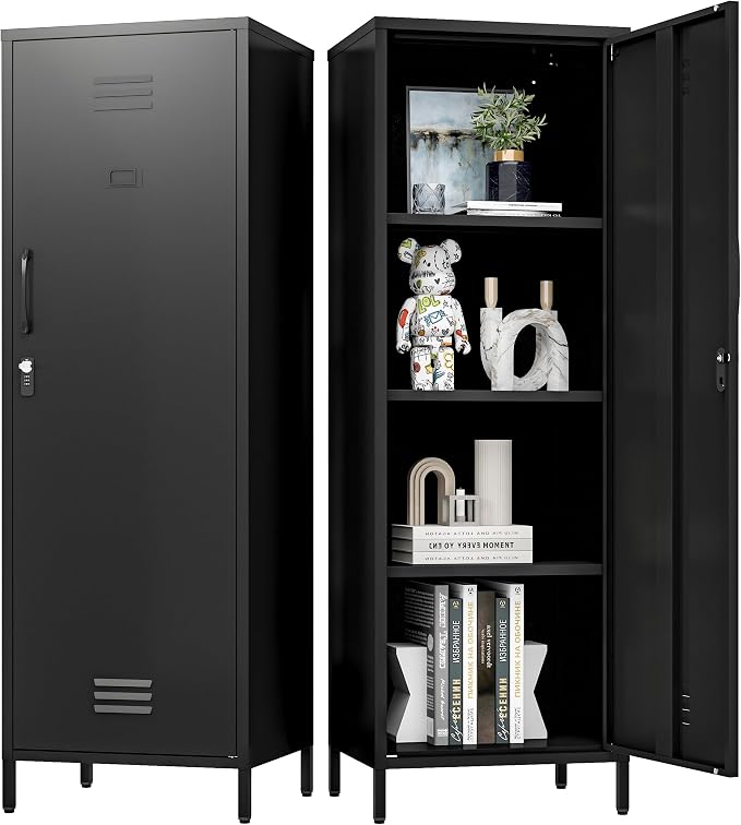 Metal Locker Storage Cabinet by Home