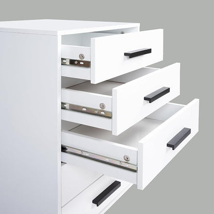 5-Drawer Rolling Under Desk Storage Cart - Image 3