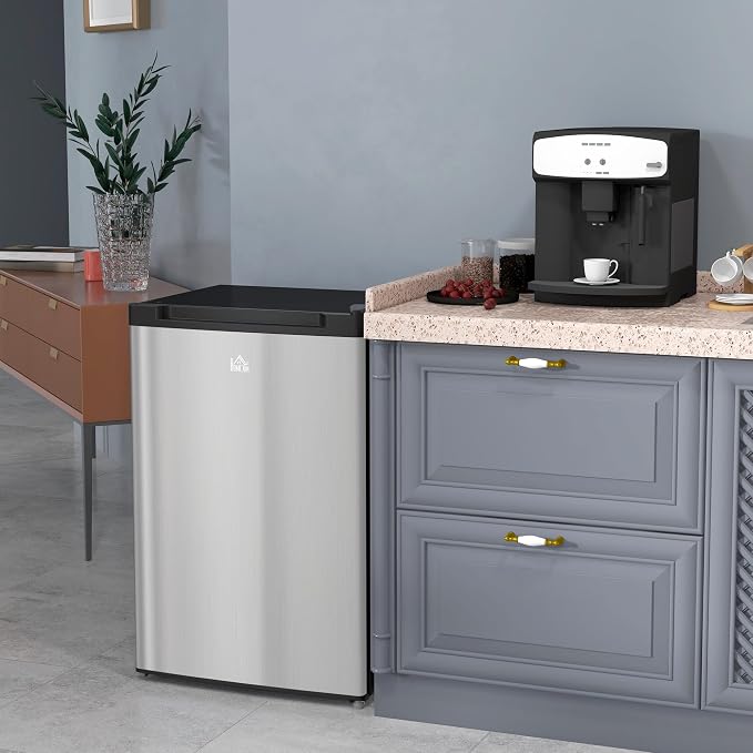 HOMCOM Mini Freezer Countertop, 3 Cu.Ft Compact Upright Freezer - Image 9