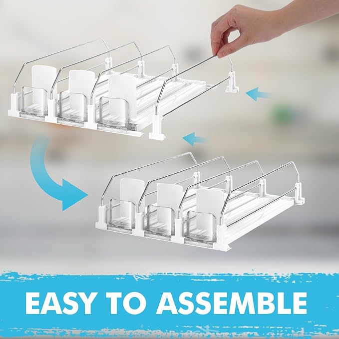 Automatic Soda Can Organizer for Refrigerator Can Dispenser for Beer Soda - Image 7