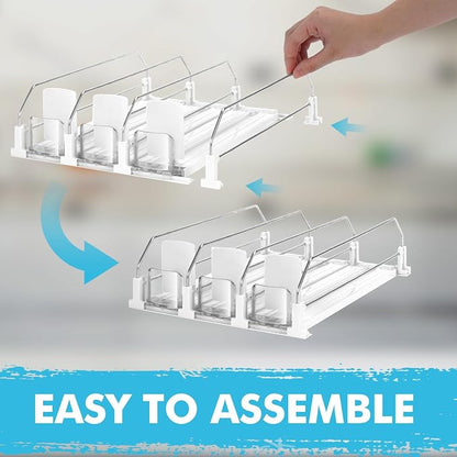 Automatic Soda Can Organizer for Refrigerator Can Dispenser for Beer Soda - Image 7