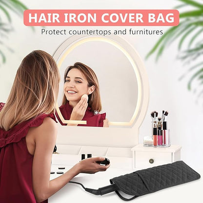 Heat Resistant Hair Tools Organizer Bag Portable Travel Storage Cover Pouch - Image 2