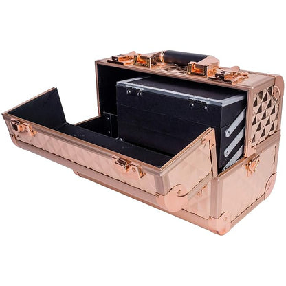 SHANY Premier Fantasy Professional Makeup Train Case Cosmetic Box Portable - Image 3