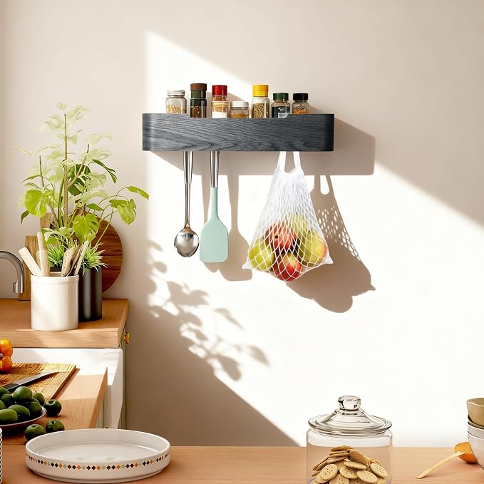 Wall Coat Rack Floating Shelves Modern Coat Rack Wall Mount - Image 8