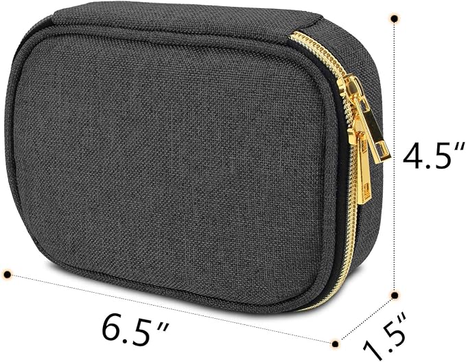 Teamoy Small Jewelry Travel Case, Portable Jewelry Organizer Bag - Image 5