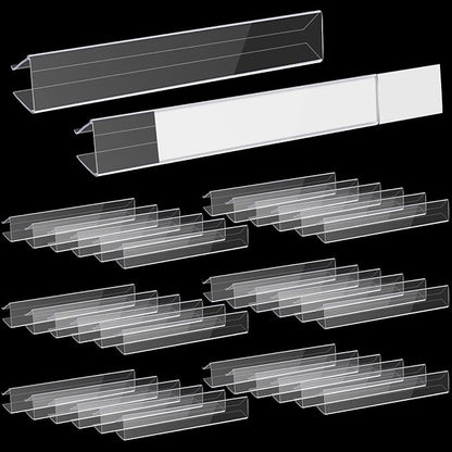 Teling 100 Pieces Shelf Label Holder - Image 9
