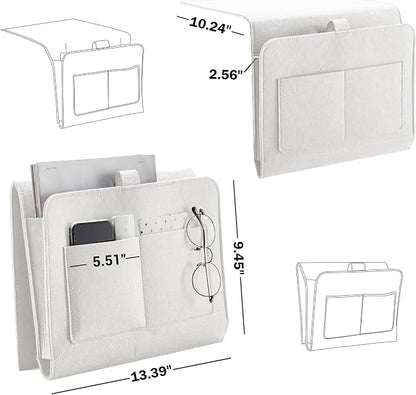 YOUDENOVA Bedside Caddy, Bedside Storage Caddy, Bedside Organizer - Image 9