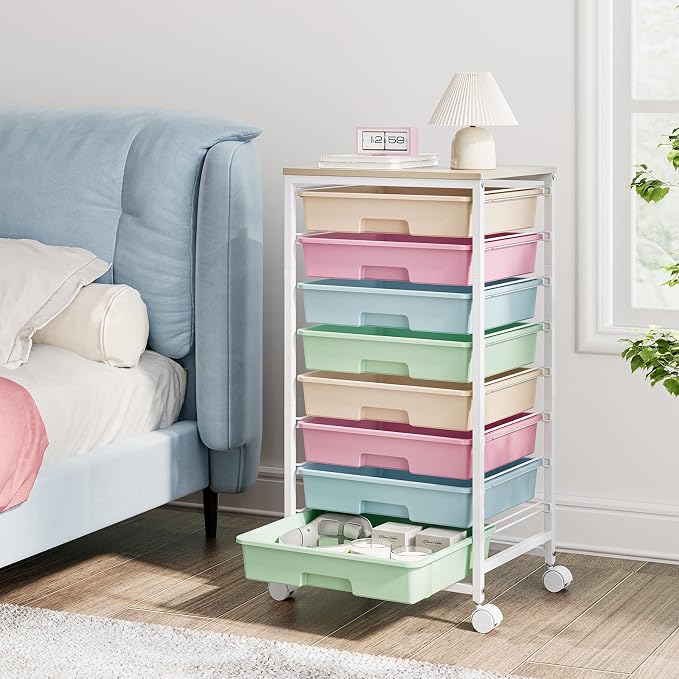 Rolling Storage Cart, Rainbow Cart - Image 7
