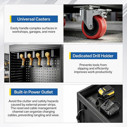 Professional Mobile Tool Cart - Image 5