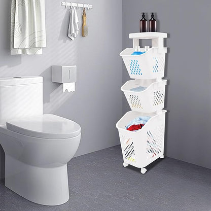 3-Tier Laundry Hamper Sorter - Image 6