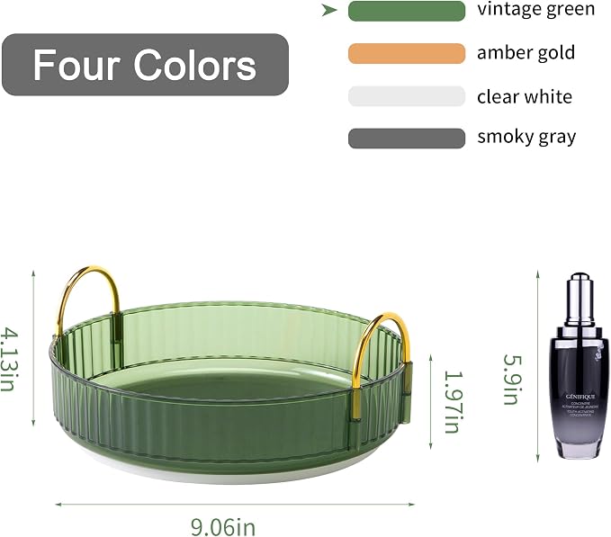 YCIA&DONE 360 Rotating Makeup Organizer and Storage - Image 4