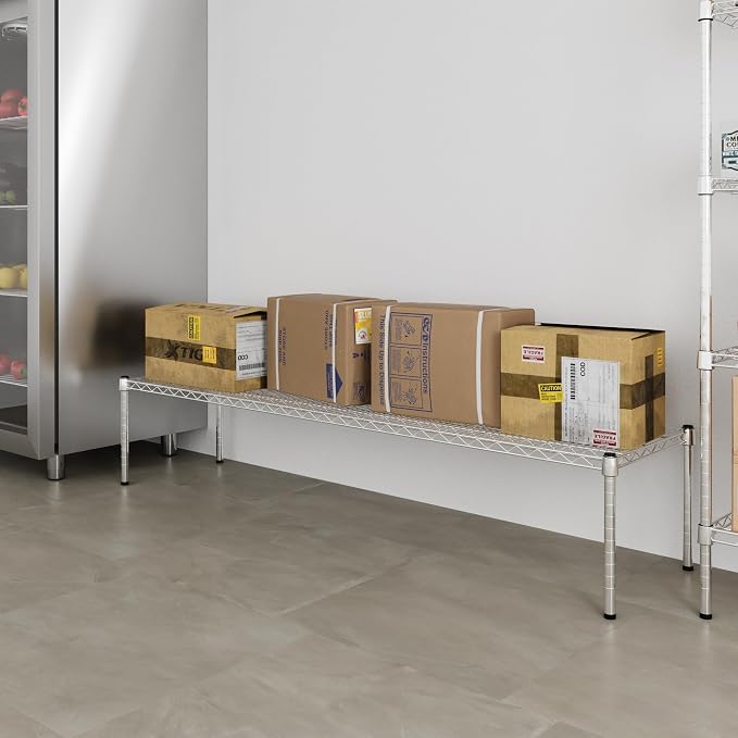 18" Deep x 72" Wide x 14" Height Wire Shelving Kit | 1-Tier | NSF Commercial - Image 6