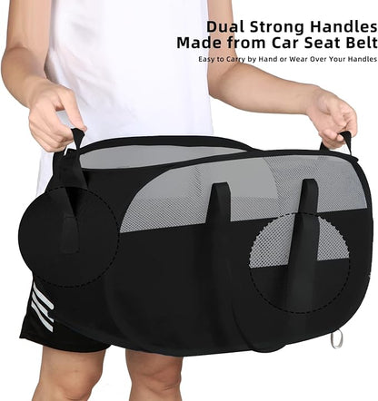 100L Collapsible Laundry Baskets, Tear Proof Pop Up Laundry Hamper - Image 7
