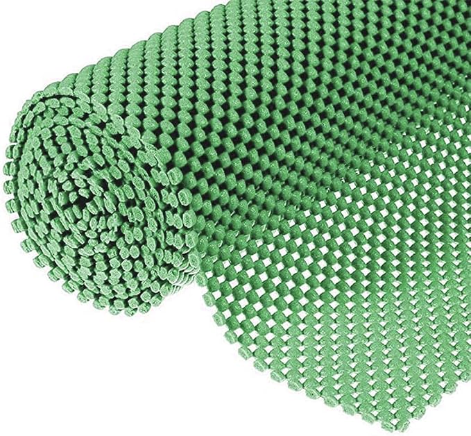 Shelf Liner Drawer Liner Non-Slip Mat Shelves Liners 12" X6.5’ Grid Pattern PVC by L7HWDP