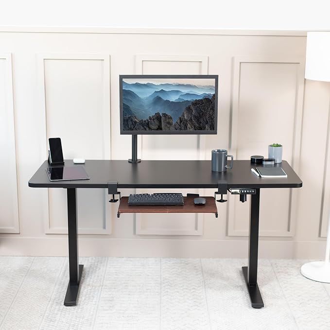 VIVO Small Keyboard Tray, Under Desk Pull Out - Image 9