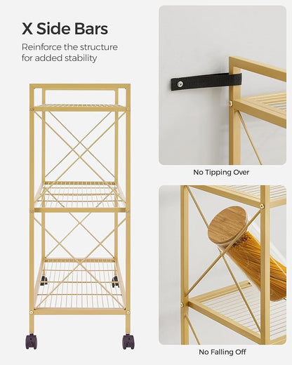 SONGMICS 3-Tier Metal Storage Rack - Image 4