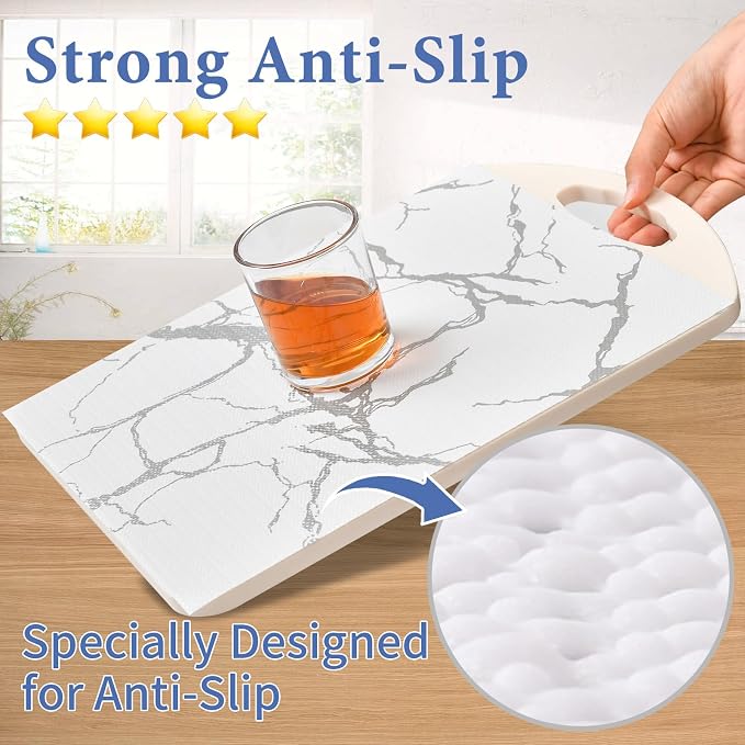 Drawer and Shelf Liner for Kitchen Cabinet: 23.6 in X 30 Ft Non Slip Waterproof - Image 5