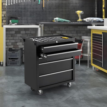 IDEALHOUSE Rolling Tool Chest, 5 Drawers Tool Storage Cabinet, Toolbox - Image 9