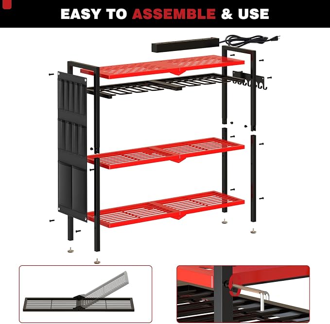 Large Power Tool Organizer Cart - Image 7