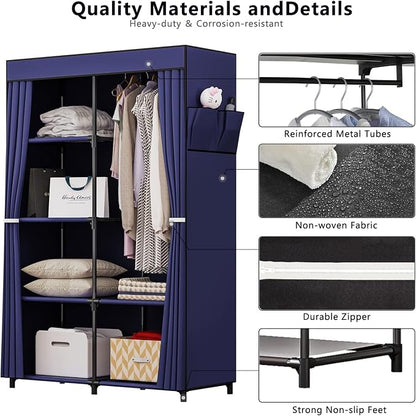 SORCEDAS Portable Closet Wardrobe Organizer Storage - Image 6