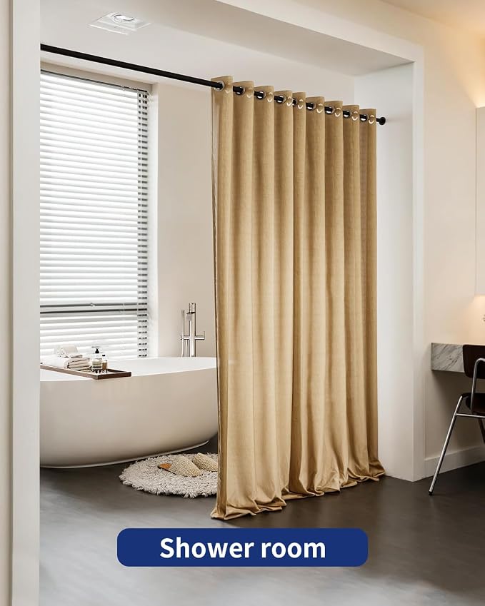 BaiNong Closet Rods for Hanging Clothes Adjustable 17"-82" Black 2 Pack | Heavy - Image 8