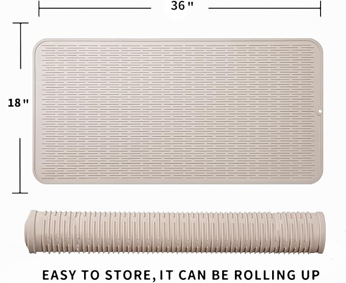 Silicone Dish Drying Mat for Multiple Usage, Easy clean, Eco-friendly, - Image 2