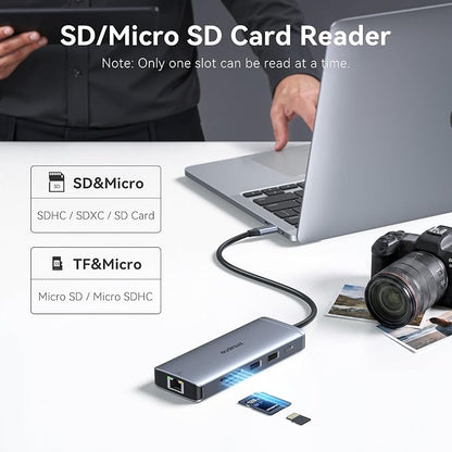USB C Hub Ethernet USB C Adapters - Image 6