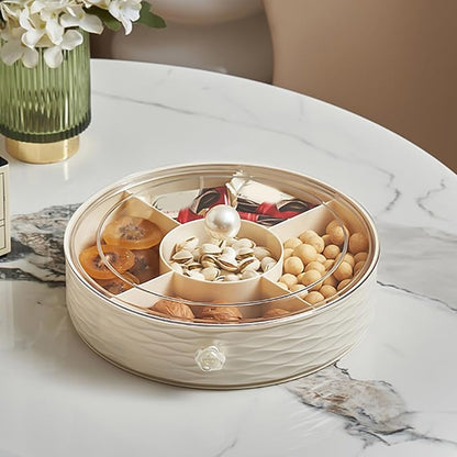 Modern Luxury Snack Box with Lid – Elegant Dry Fruit, Nut & Candy Organizer Tray - Image 5