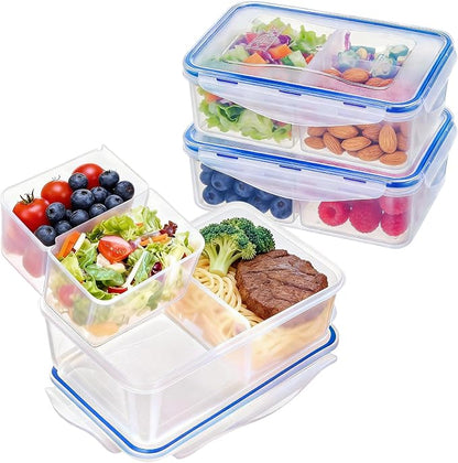 KIGI Meal Prep Containers for Lunch, Leak-Proof, Airtight lid, Microwave Safe by KIGI