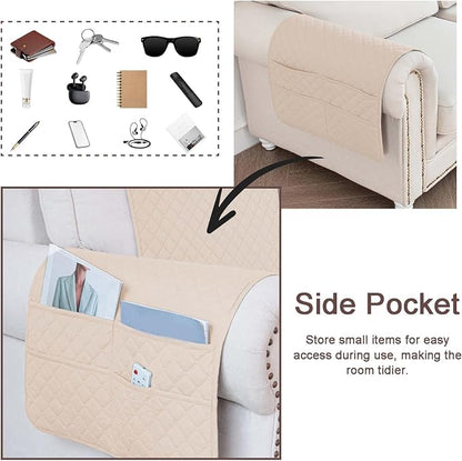Waterproof Sofa Armrest Cover Headrest Cover - Image 5