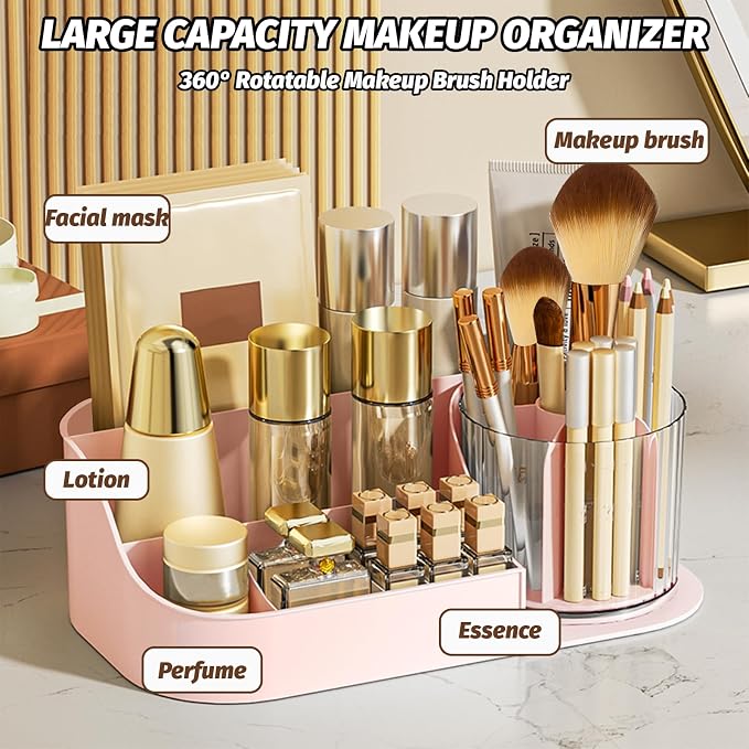 DASITON Large Capacity Makeup Organizer - Image 4