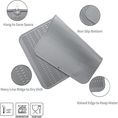 Silicone Dish Drying Mat for Multiple Usage, Easy clean, Eco-friendly, - Image 3