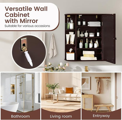 Tangkula Bathroom Medicine Cabinet - Image 9