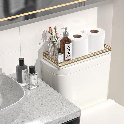 Bathroom Toilet Tank Tray, Vanity Tray - Image 2