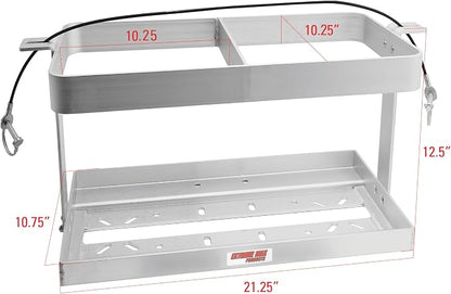 Extreme Max 5001.5858 Aluminum Trailer-Mount Race Fuel Jug Holder - Image 2
