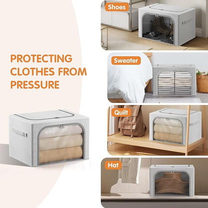 Bubimon Large Size 66L 3 Pack Clothes Storage Bin - Image 5