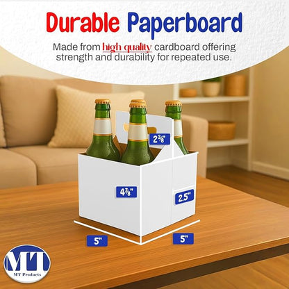 MT Products White 4 Bottle Holder 12 oz. - Image 8